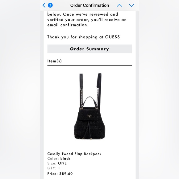 Convertible GUESS Backpack - Picture 5 of 5